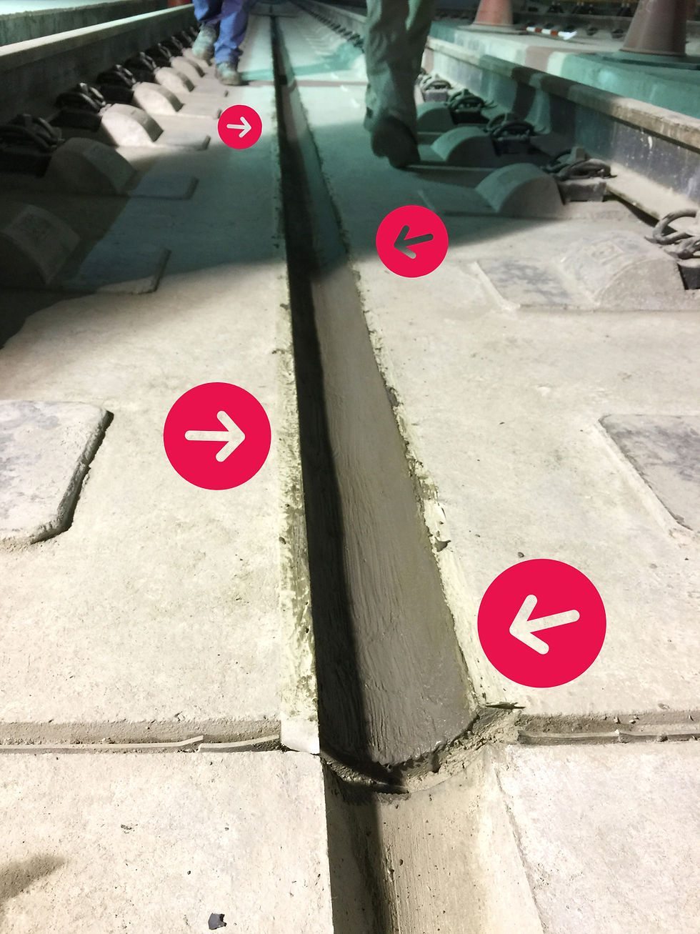 Application at an MTR project