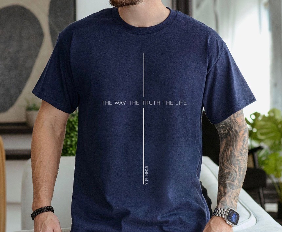 Thumbnail: Jesus Shirt , Religious T Shirt, Christian Men Shirt Faith T Shirt, Jesus Saves