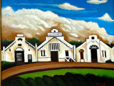 Wovenwood, circa 2009, oil on canvas