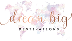 Dream big destinations logo header