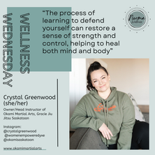 Wellness Wednesday with Crystal Greenwood - We Are All Worthy of Defending