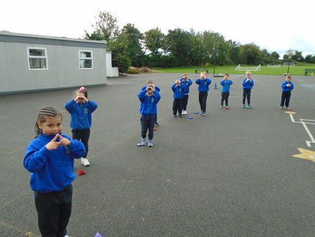 Sending love from Junior Infants.