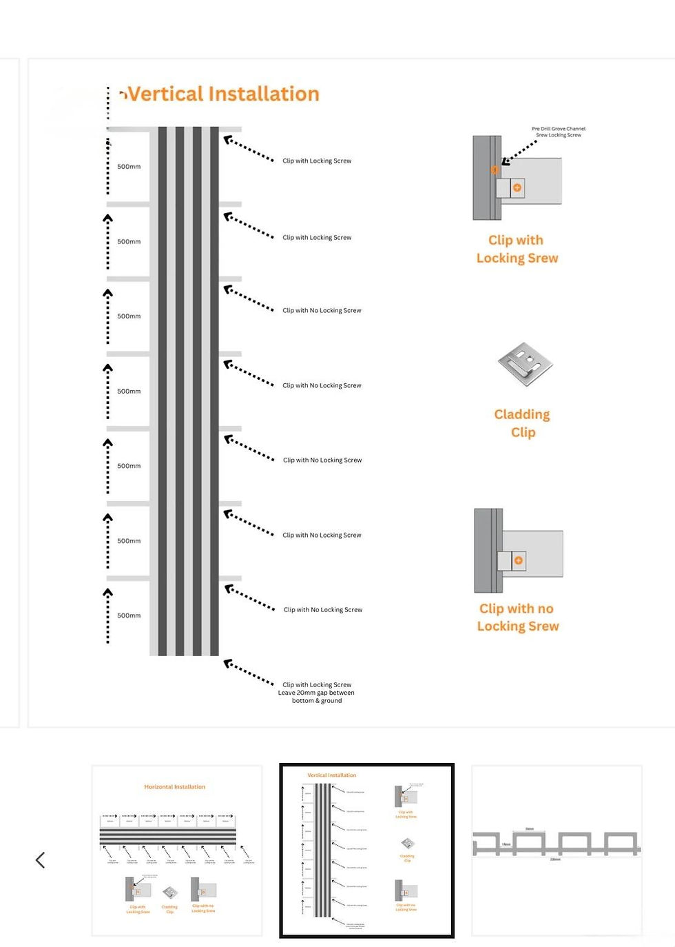 Thumbnail: Desert Sand PVC Wall Cladding Panel 26 mm x 219 mm x 3600 mm