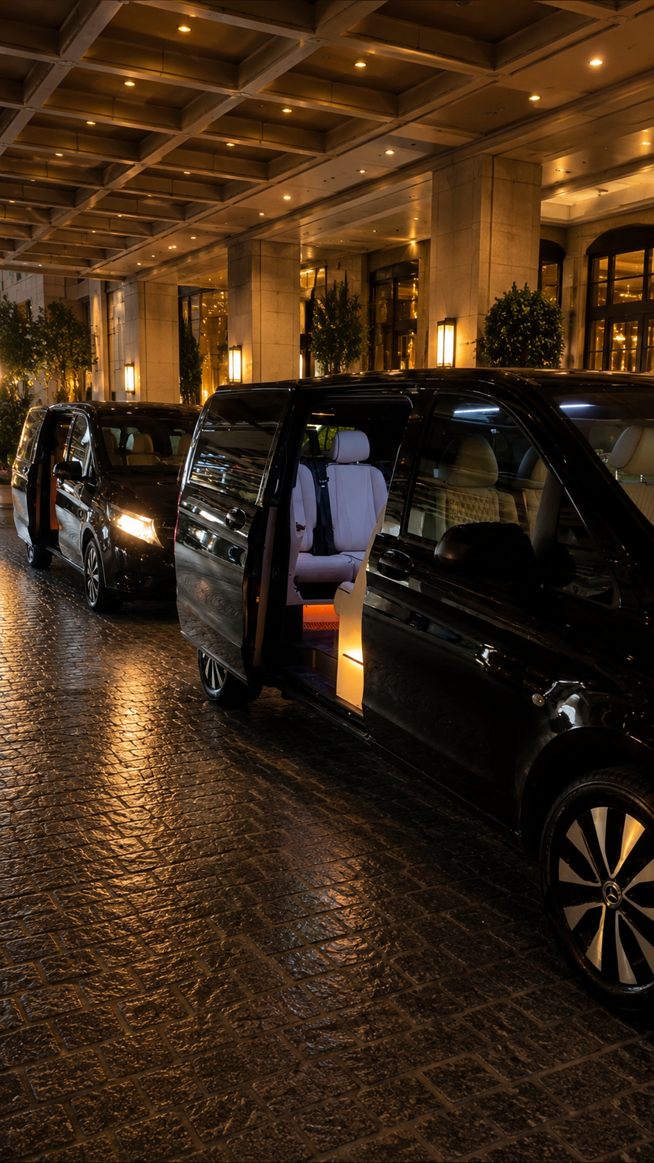 Gece lüks araçlarla İzmir Çeşme VIP transfer
