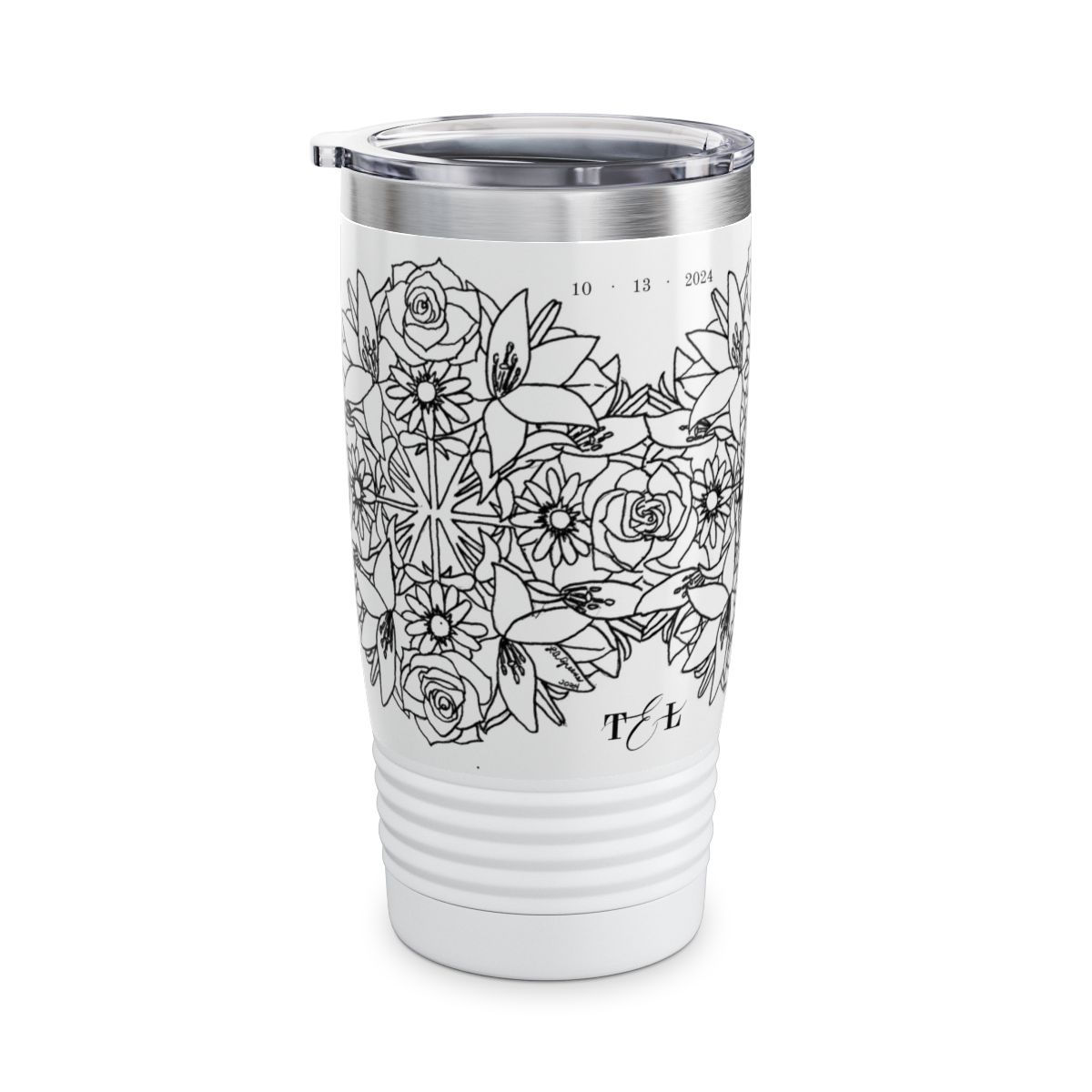 Personalized LOVE Wedding Tumbler, 20oz