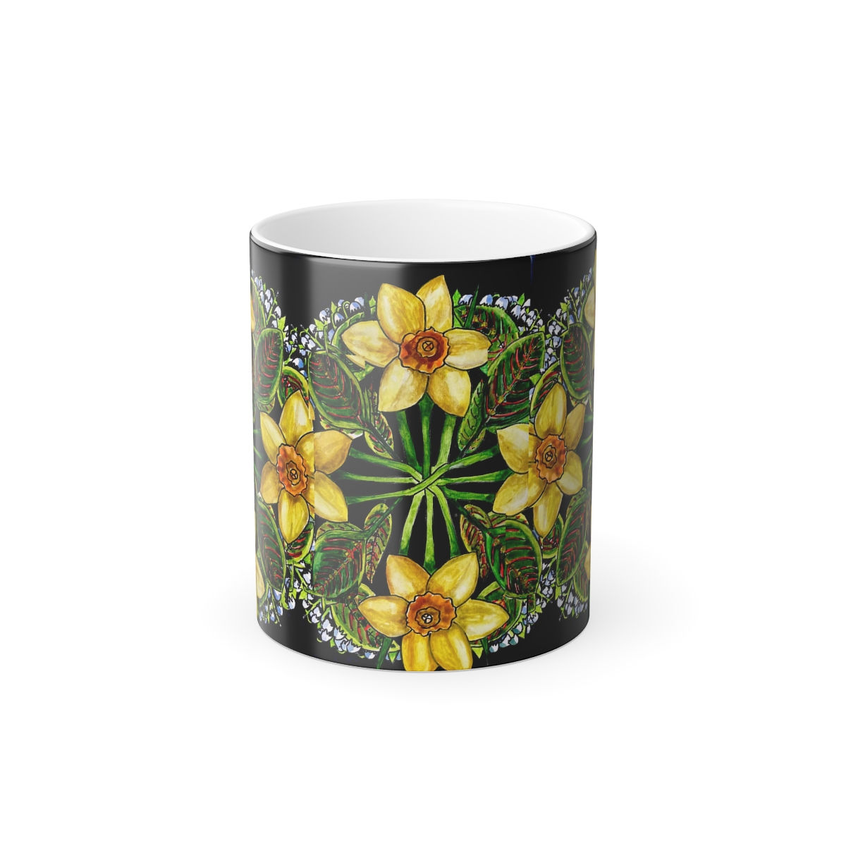 Language of Flowers Joy Color Morphing Mug, 11oz