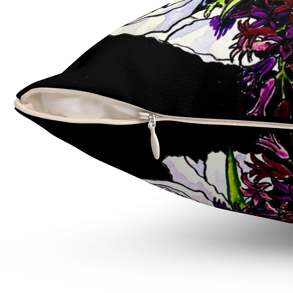 Thumbnail: Language of Flowers Hope Square Pillow