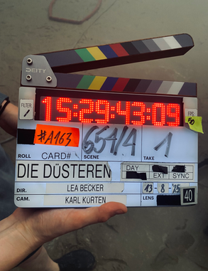 intimacy coordination Brussels Belgium German series Philine Janssens Clapper on set