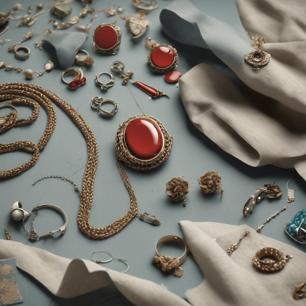 upcycled fabric jewelry