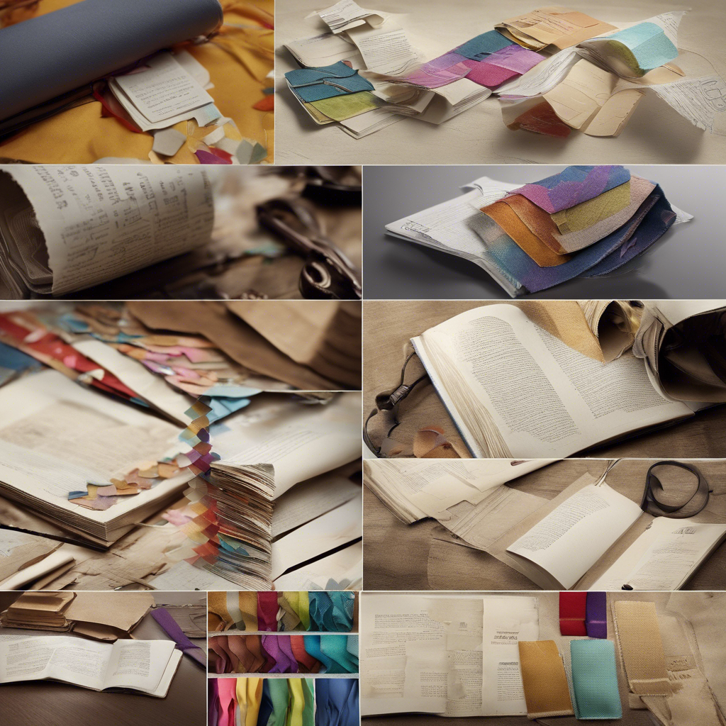 Colorful Fabric Scrap Bookmark