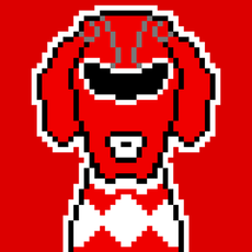 Pixel Pups NFT #133; Red Ranger