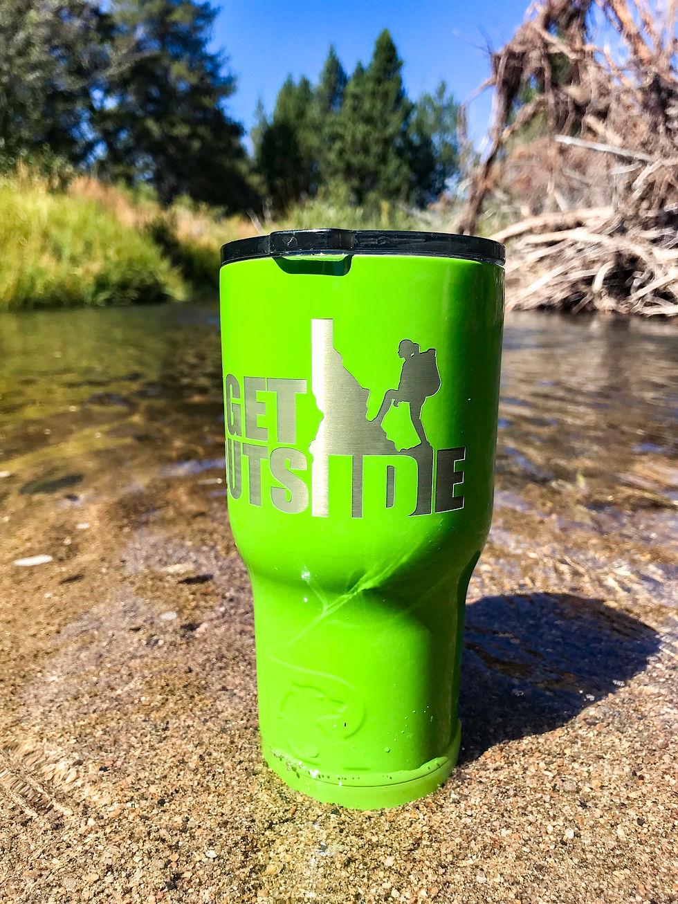 Thumbnail: 20-oz Male Hiker & Elk Tumblers