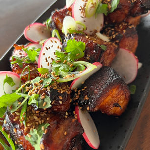 Spicy Pork Belly Bites with Gochujang Glaze