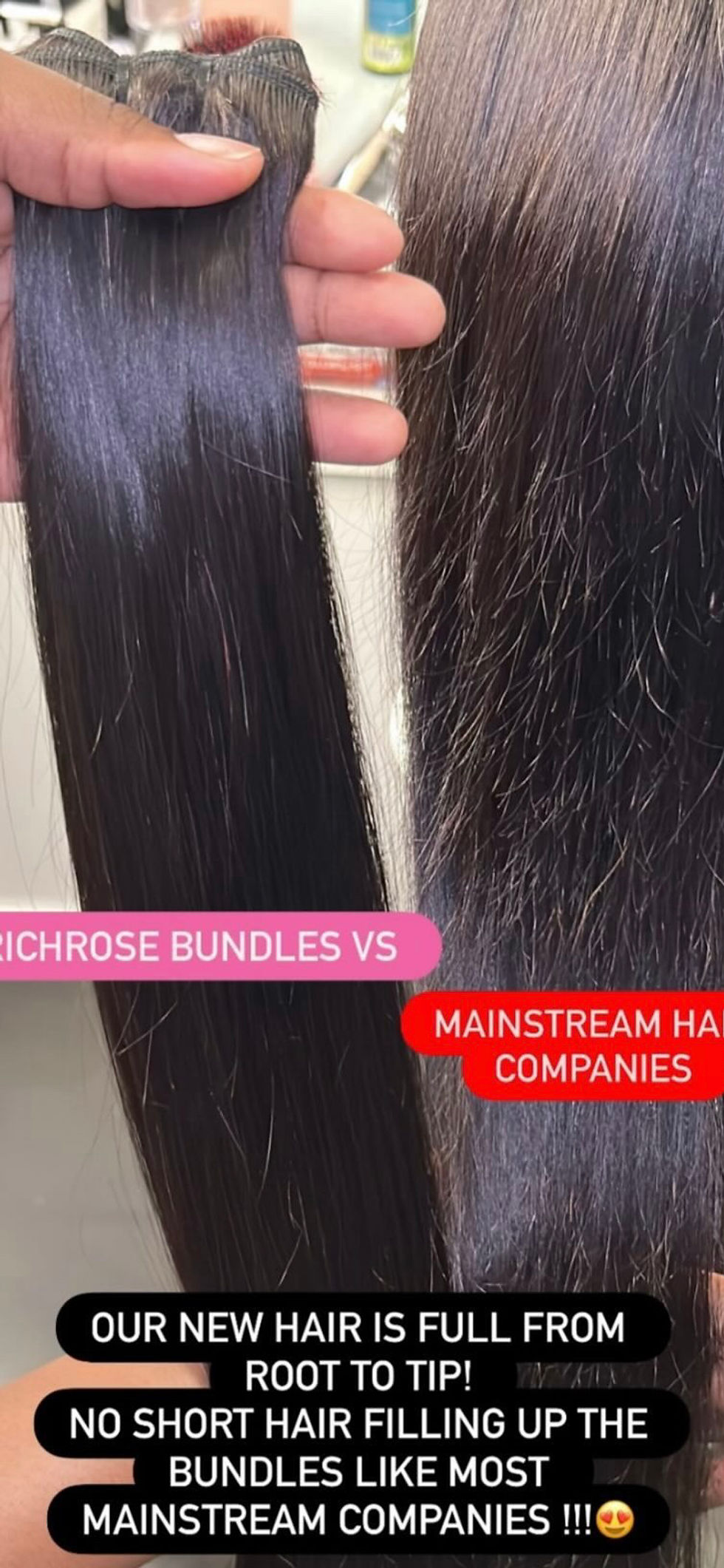 Miniatura: Keisha custom colour  bundle x3 22” thick virgin bundles