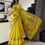 Thumbnail: Warli linen sari HandPainted 