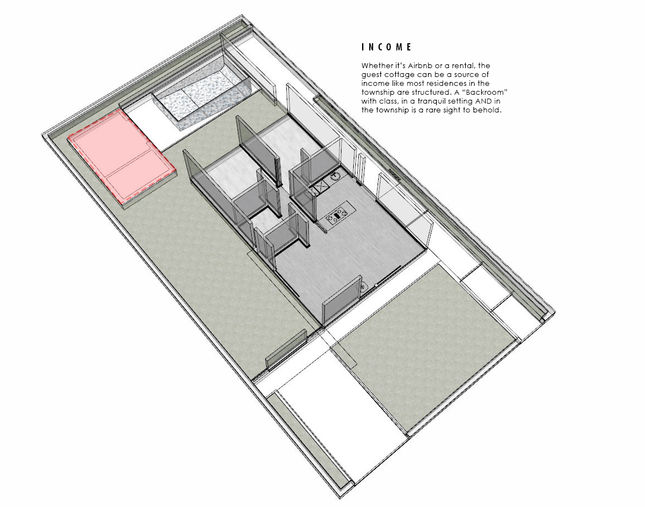 Township Backroom Rental Space with Pool