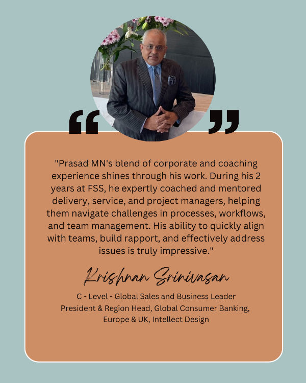 K Srinivasan CXO