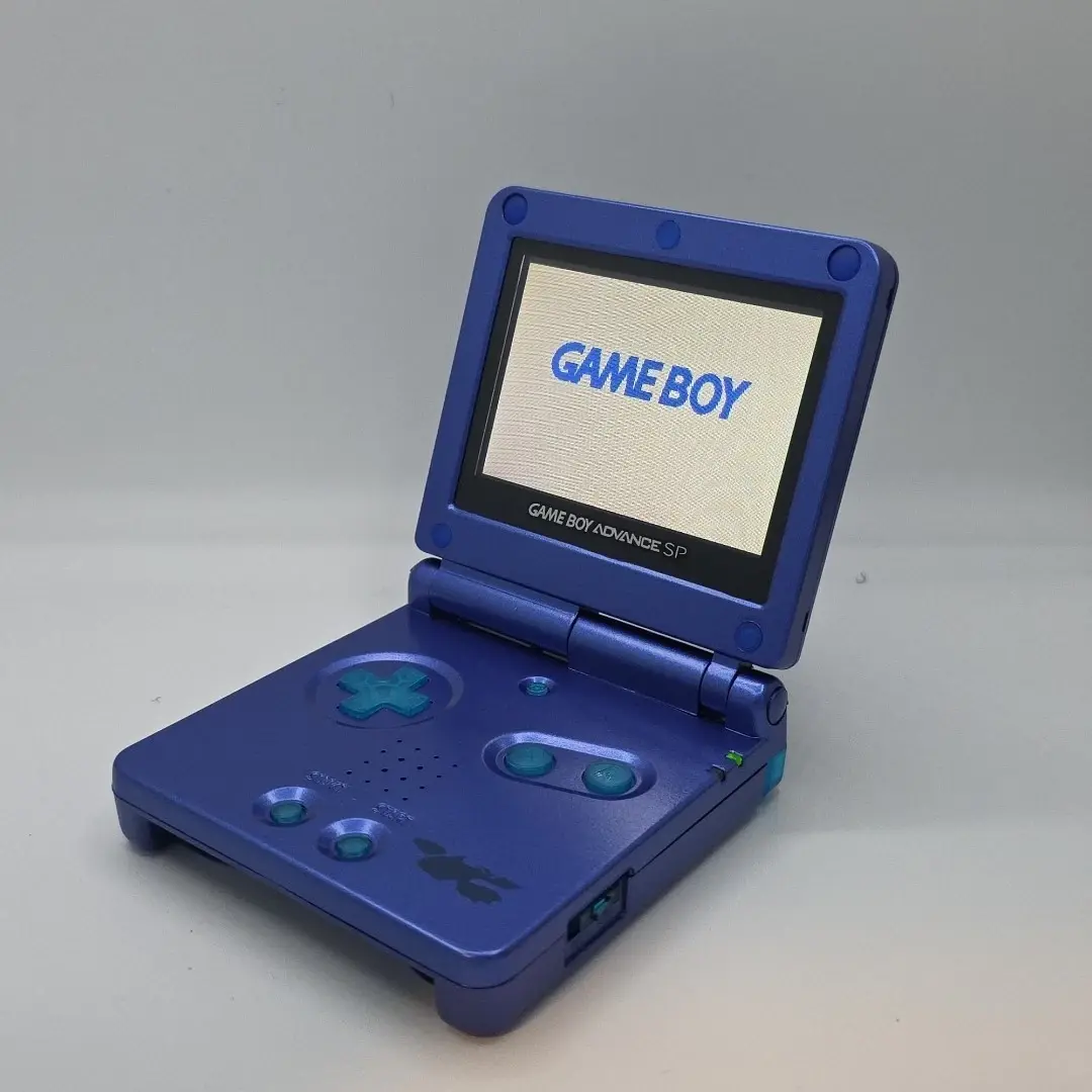 Nintendo Game Boy Advance SP Kyogre Handheld System 101 - Glass Screen 14hrs