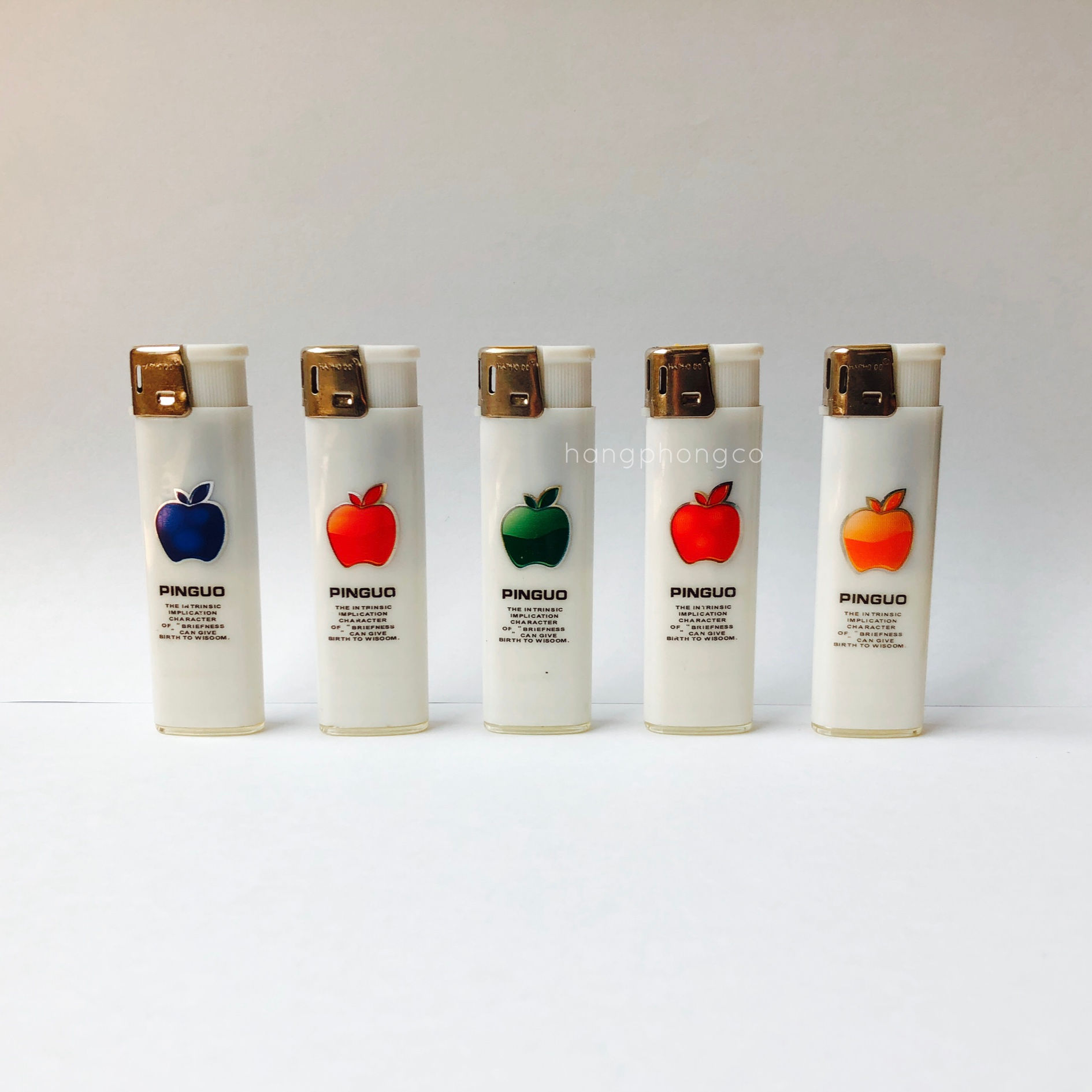 Hộp Quẹt Gas Điện Tử In Táo