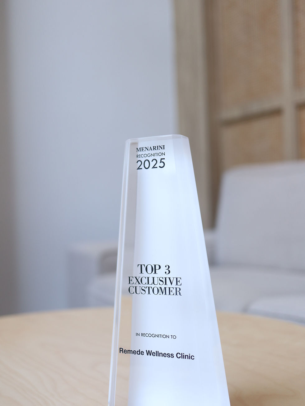 "Menarini TOP 3 Exclusive Customer"
