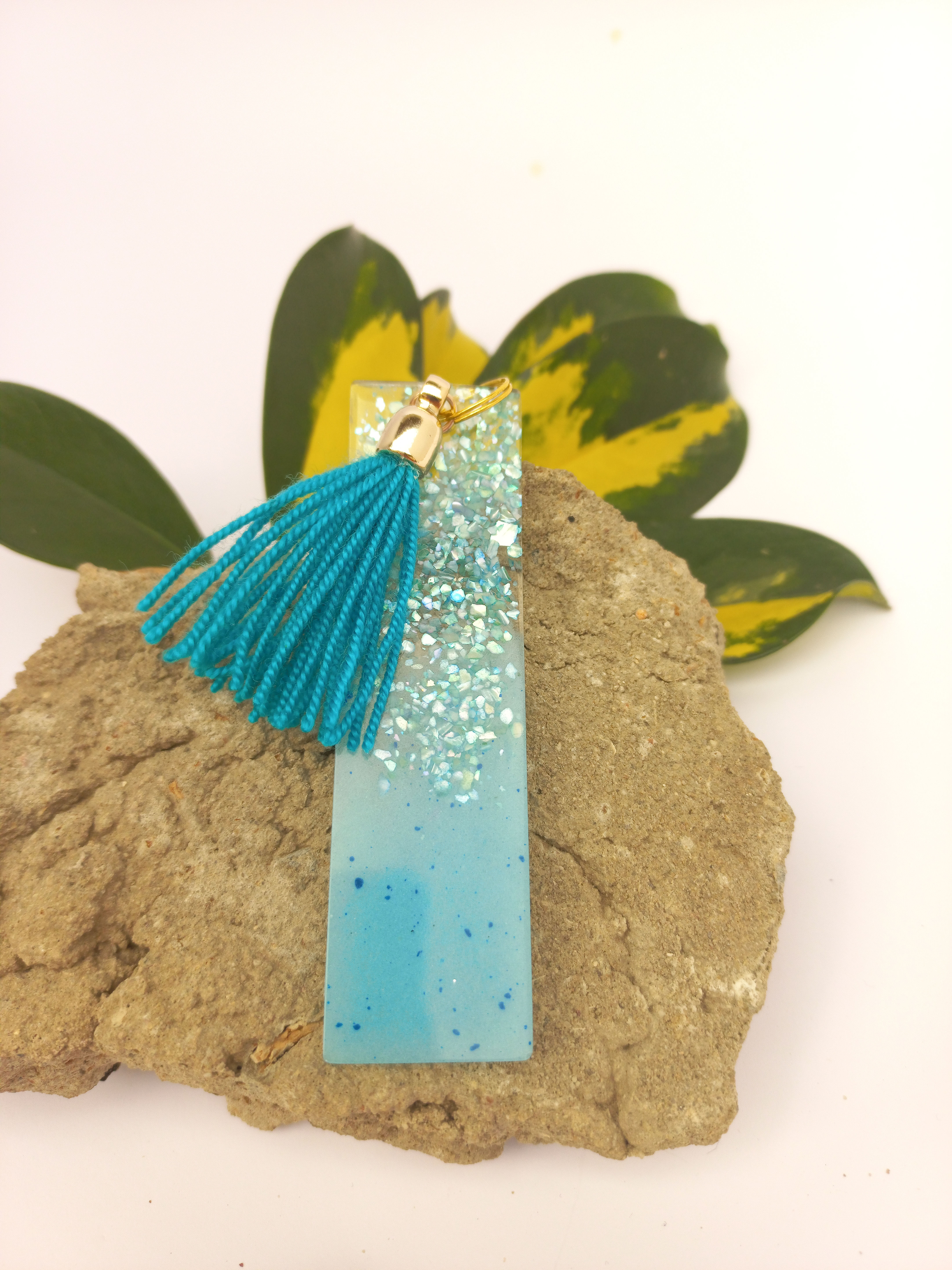 Resin Keychain (blue)