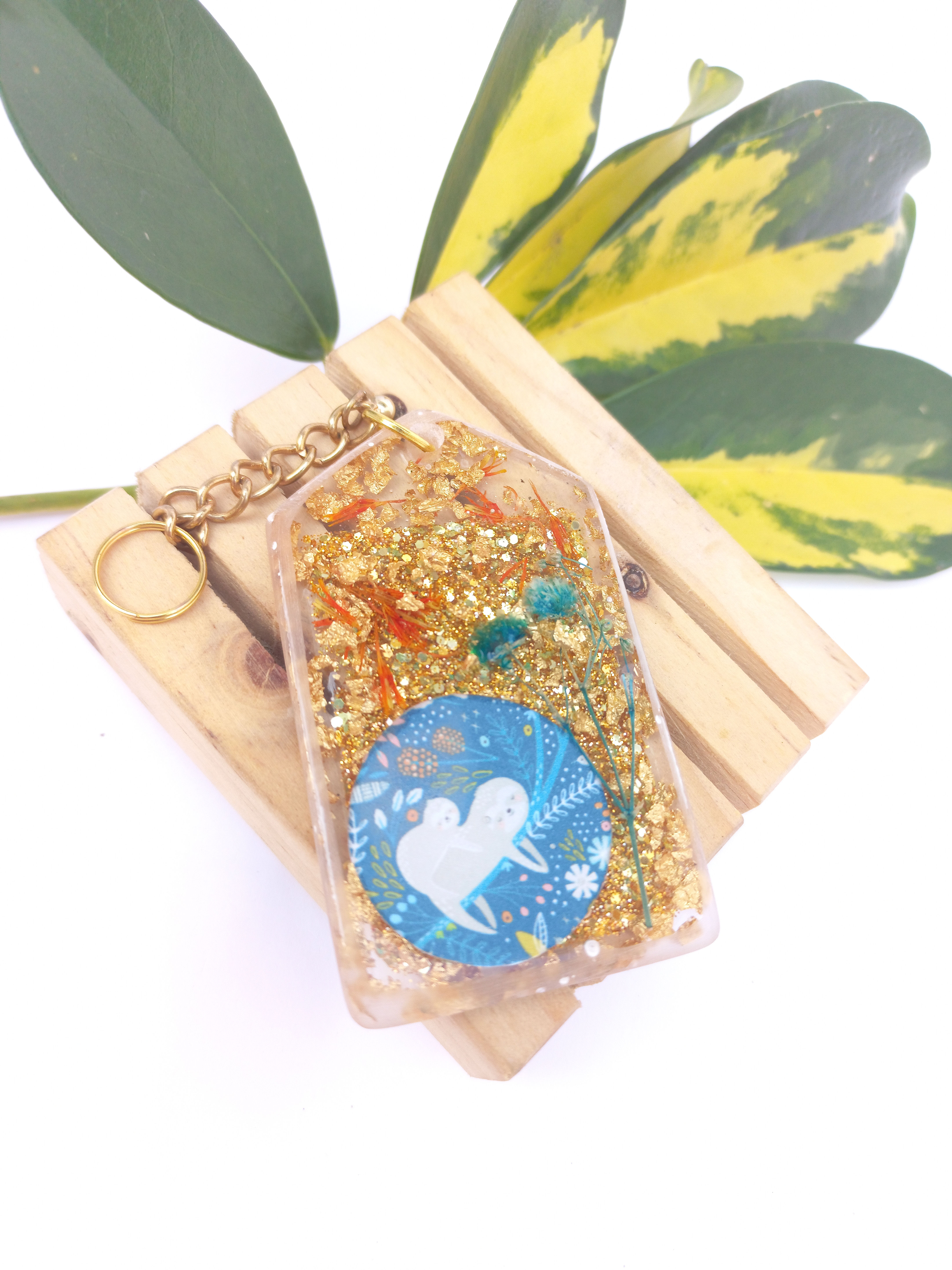 Resin Keychain (glittery)