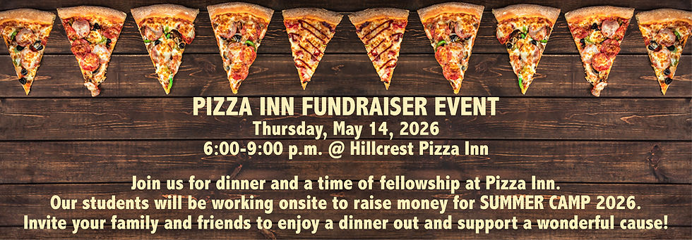 CSBC_2026 Pizza Inn Student Fundraiser