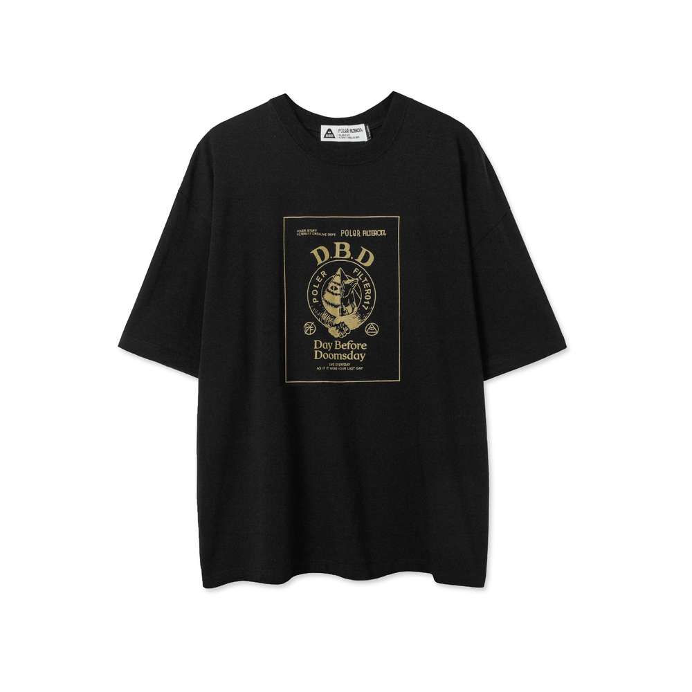 Filter017® X POLeR® D.B.D Logo Tee 主視覺圖像短Tee / 黑色