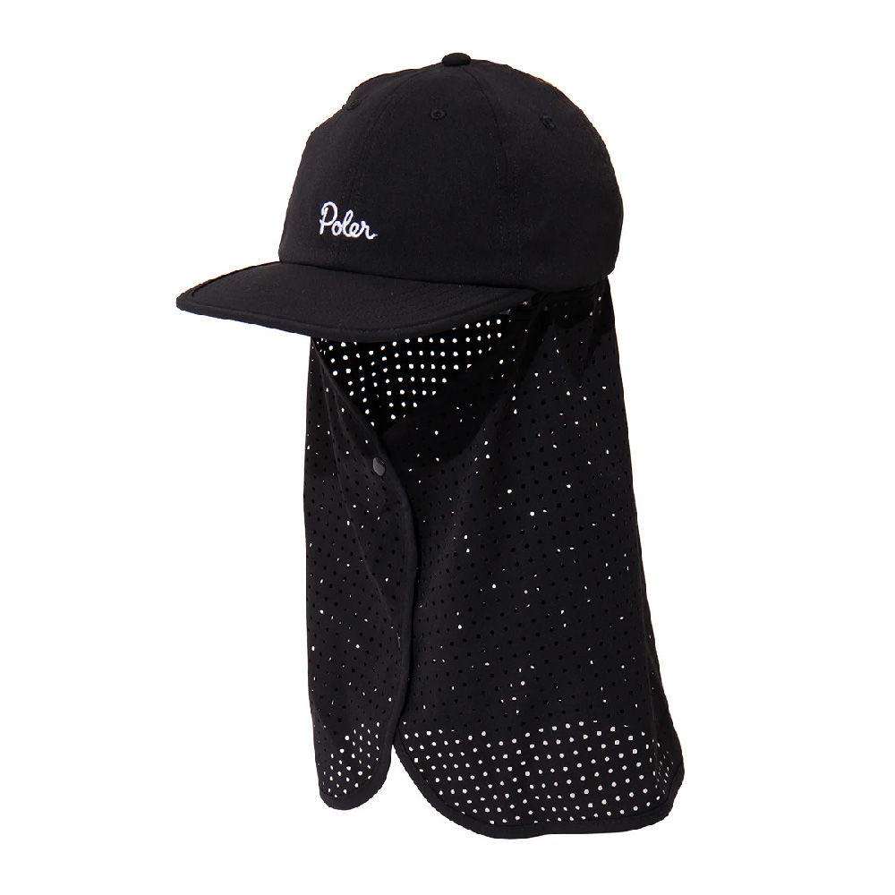日本限定 OVER SUNGUARD FLOPPY CAP 全罩式防曬遮頸帽 / 經典老帽款 / 黑