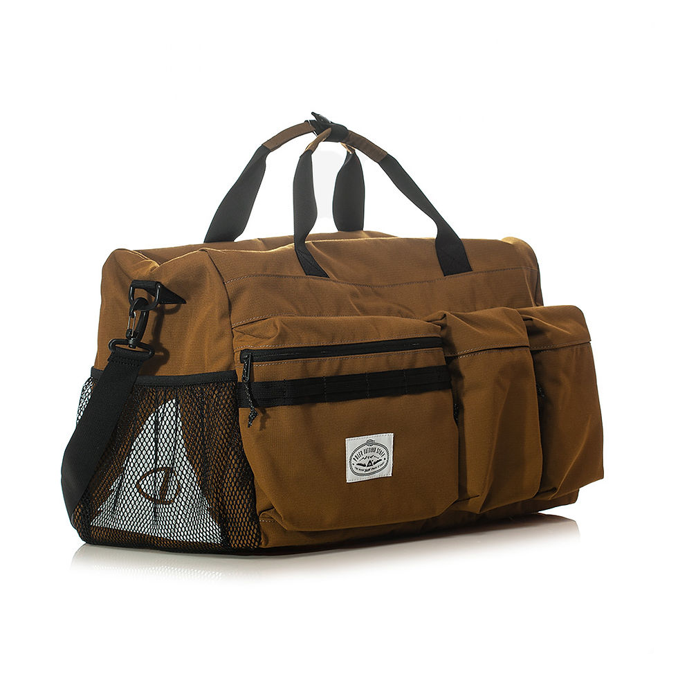 縮圖：BOSTON TRAVEL BAG 波士頓旅行袋 / 行李箱掛包 (附背帶) / 棕