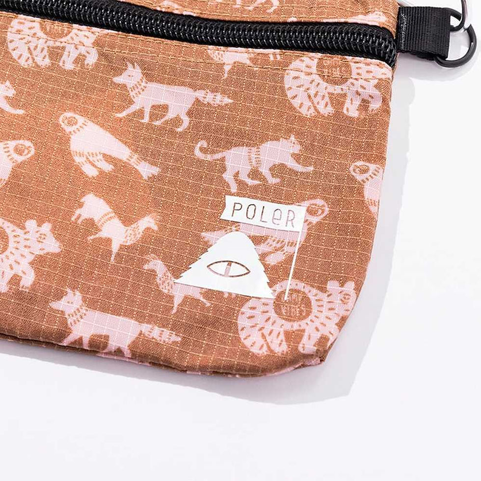 縮圖：STUFFABLE POUCH 2023新版輕便袋收納包 / 印花棕