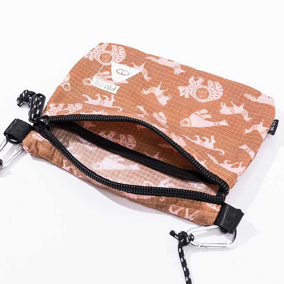 縮圖：STUFFABLE POUCH 2023新版輕便袋收納包 / 印花棕