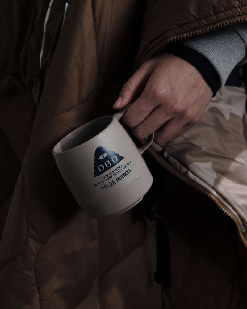 縮圖：POLeR® X Filter017® D.B.D Logo Dinex® Cup 可層疊戶外保溫提耳杯 / 狼棕