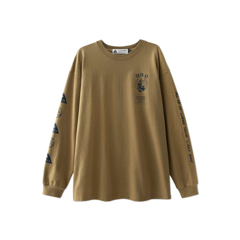 POLeR® X Filter017® D.B.D Logo Long Sleeves Tee 圖像重磅長Tee /