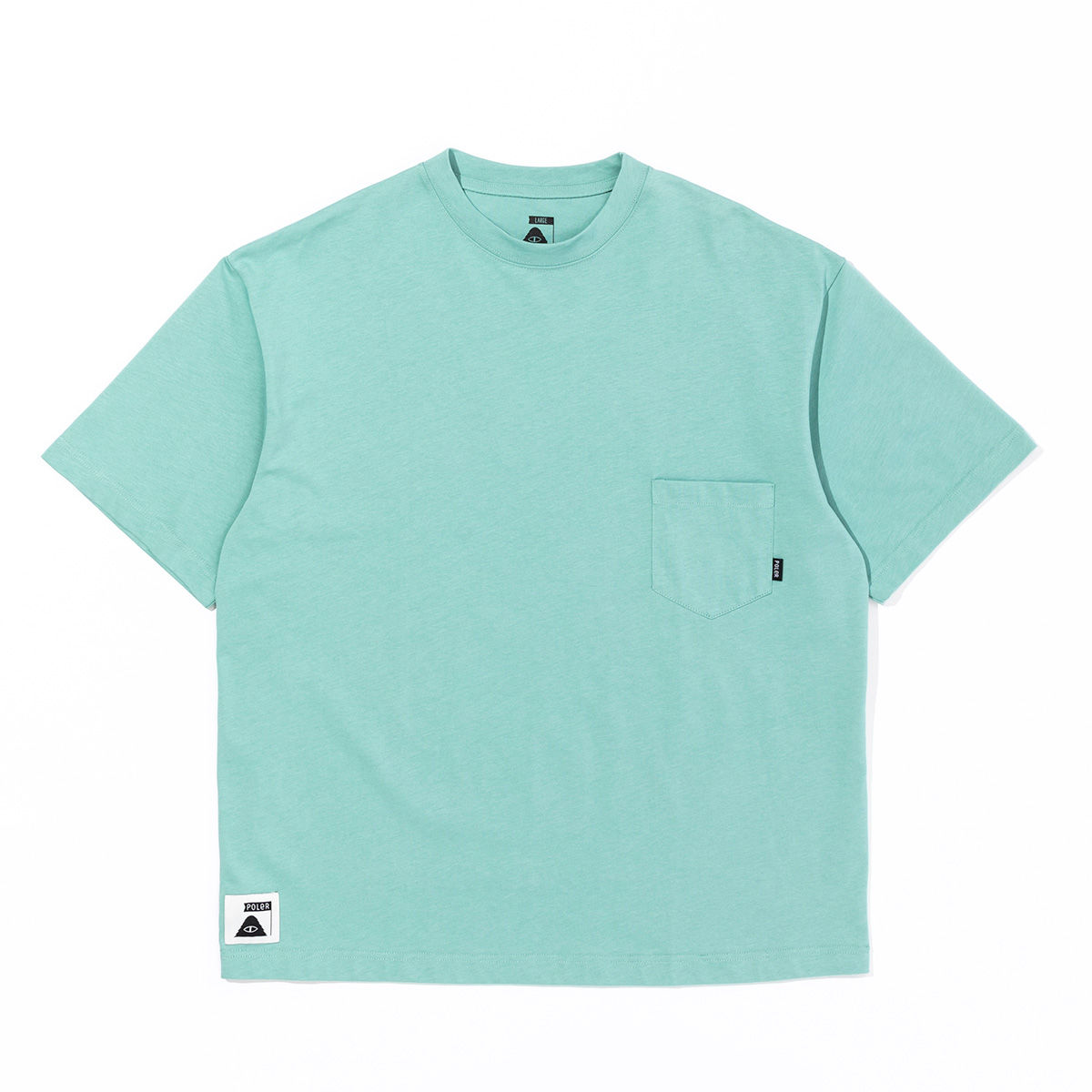 PLAIN POCKET RELAX FIT TEE 單色口袋日式寬版TEE / 鼠尾草綠