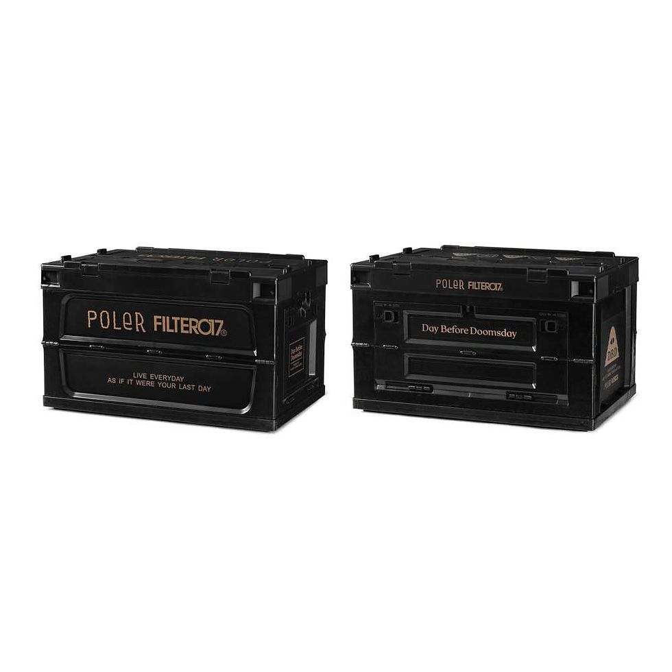 縮圖：Filter017® X POLeR® D.B.D Logo Portable Folding Storage Container 65L雙側開摺疊收納箱