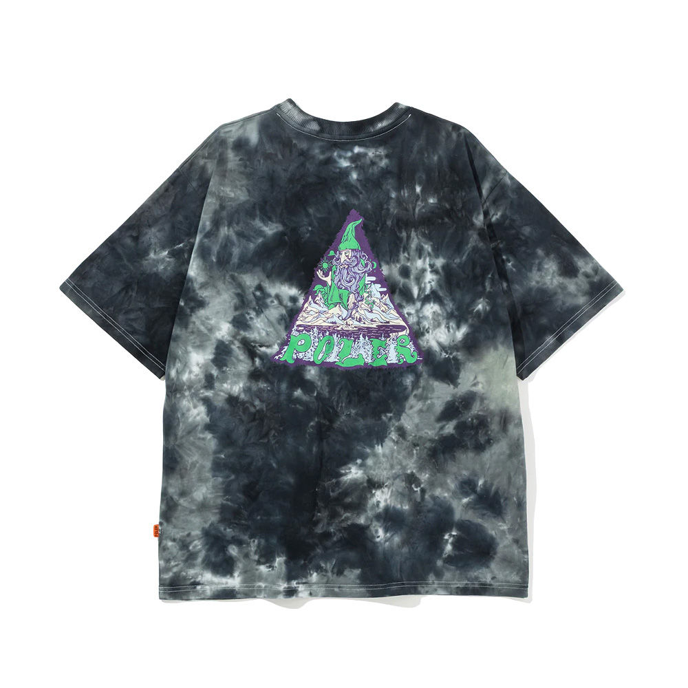PRM WIZARD TIE DYE TEE 魔幻手工漸層紮染T恤 / 黑色
