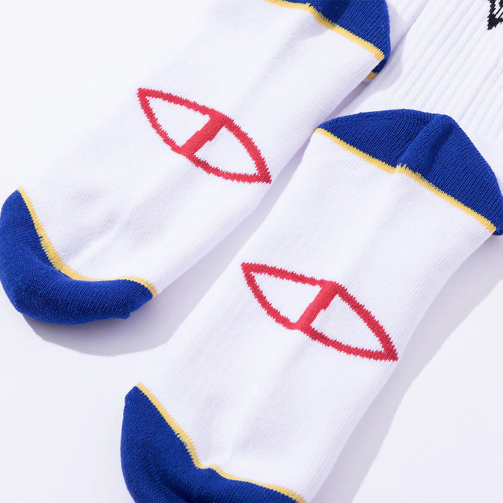 縮圖：日本限定 SKATE SOCKS 滑板風長襪 / 藍