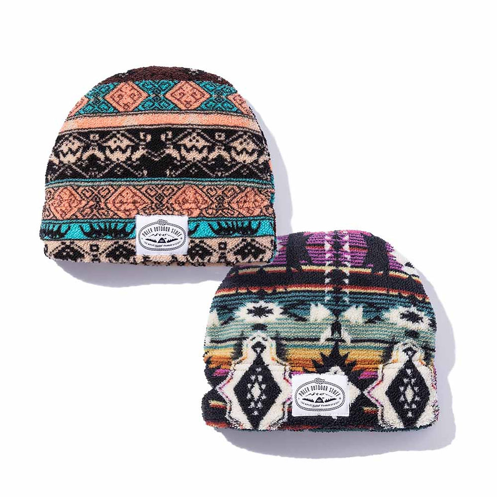 縮圖：BOA FLEECE BEANIE 拚色絨毛帽 / 紫色