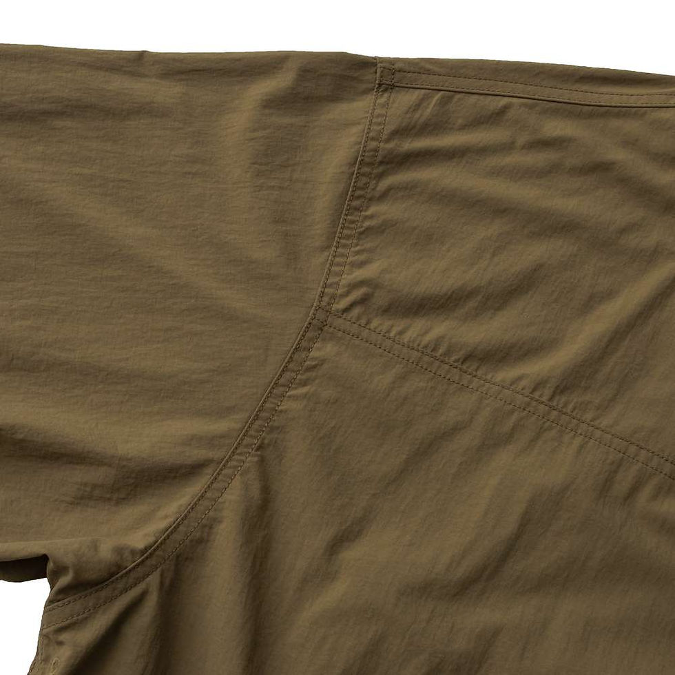 縮圖：POLeR® X Filter017® D.B.D Pullover 皺洗尼龍防潑機能罩衫 / 狼棕