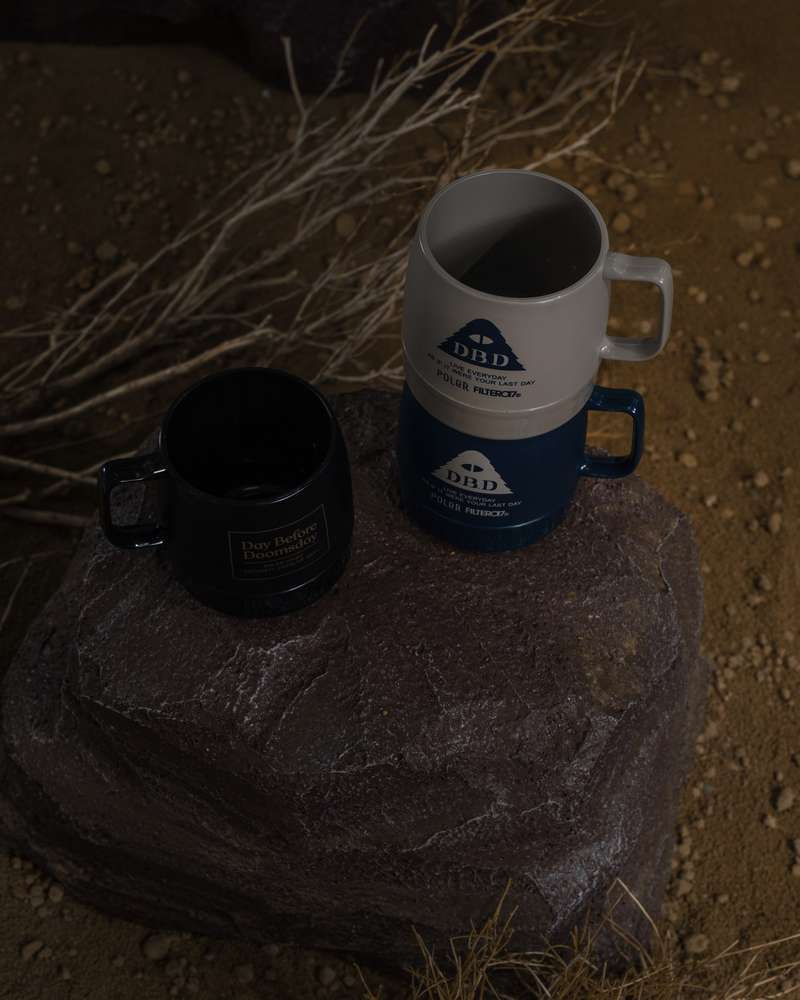 縮圖：POLeR® X Filter017® D.B.D Logo Dinex® Cup 可層疊戶外保溫提耳杯 / 藍