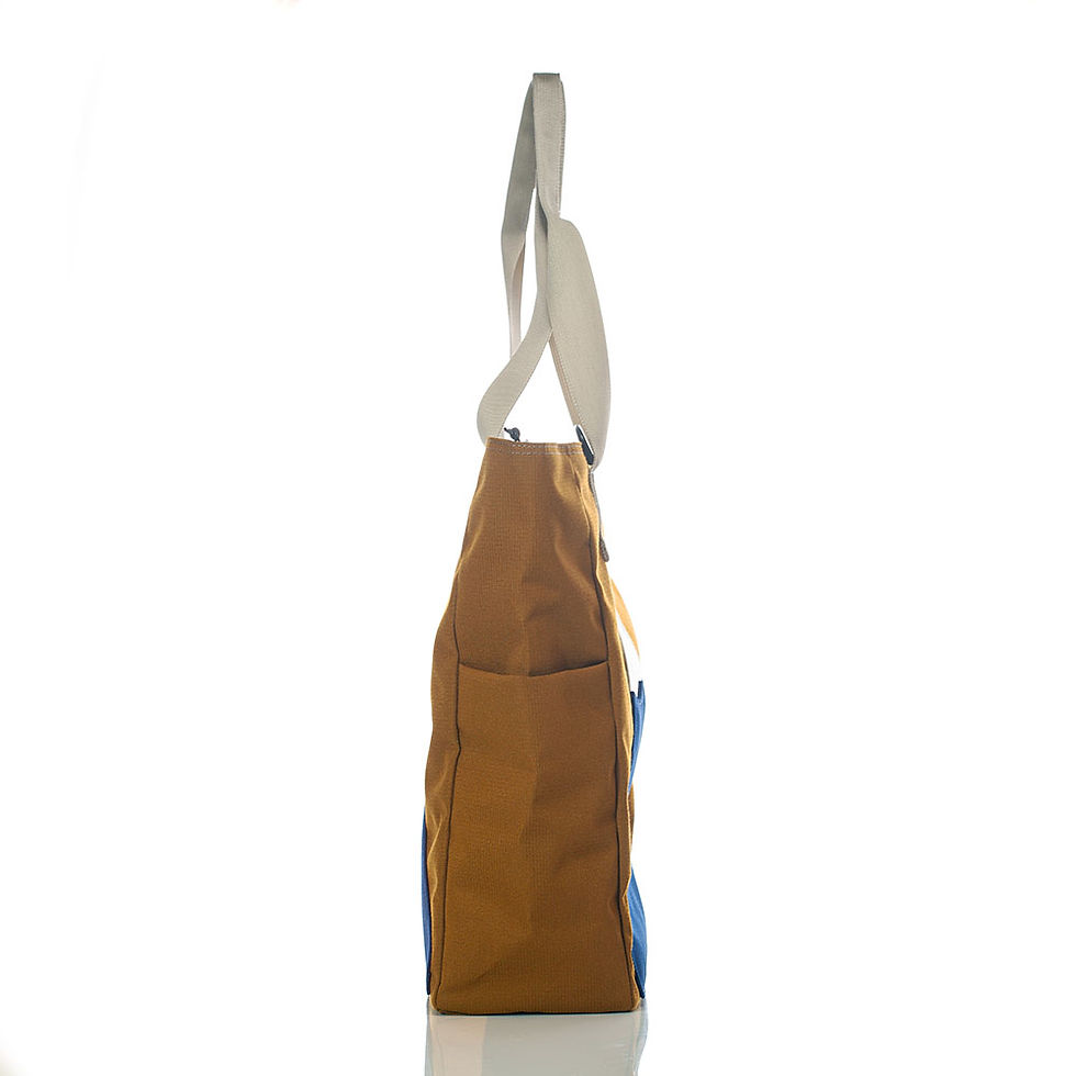 縮圖：TOTE BAG MOUNT FUJI【復刻版】富士山風格托特包 (附背帶) / 棕