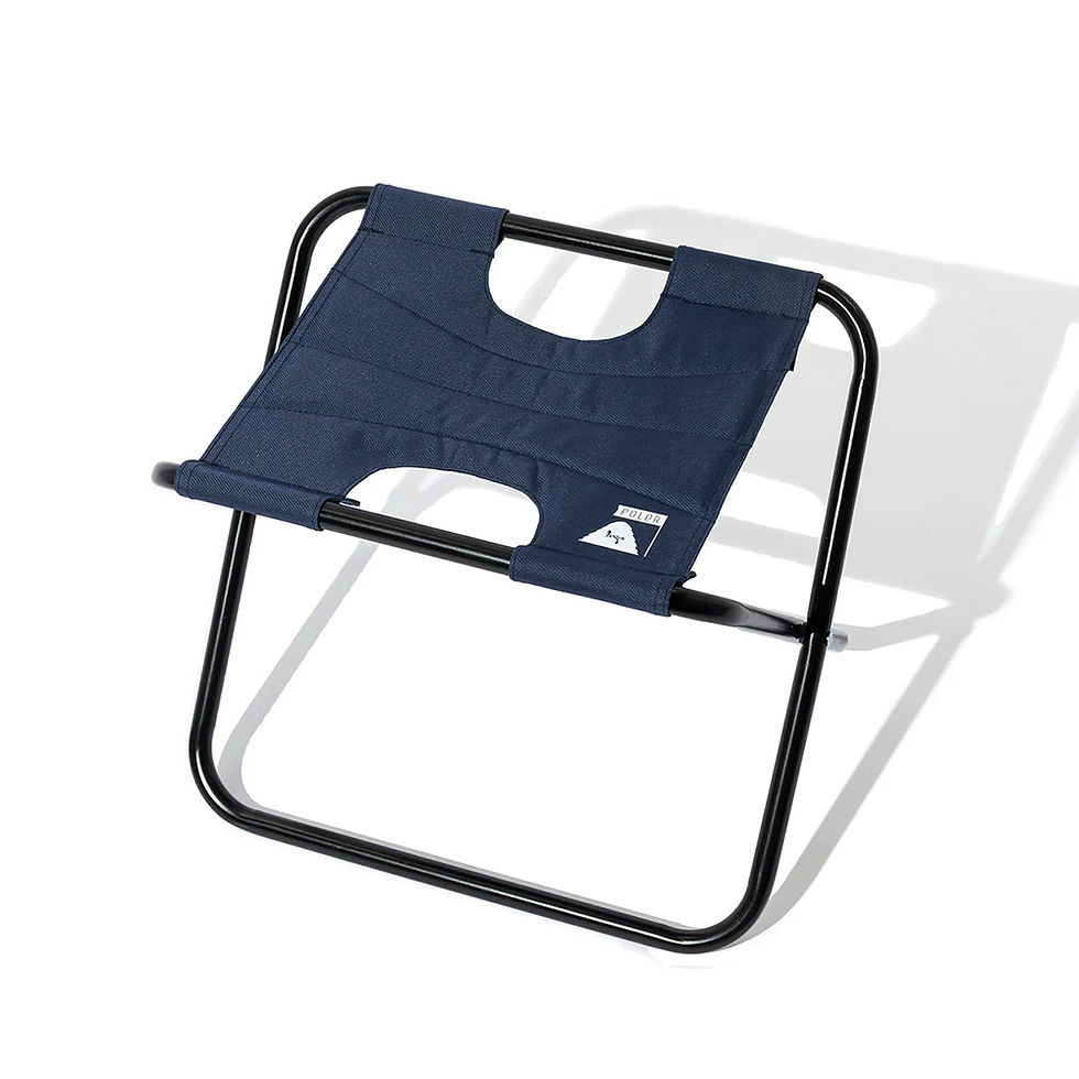 縮圖：Poler x Lesque MULTI UTILITY CHAIR 多功能收納折疊椅 / 白*藍聯名印花