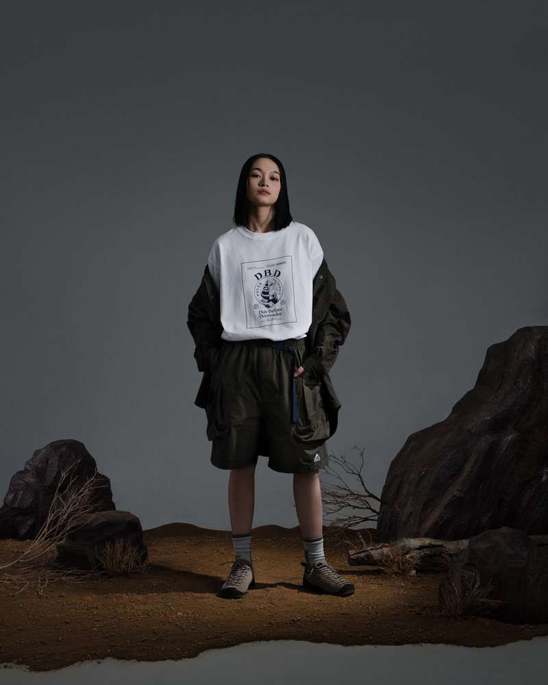 縮圖：Filter017® X POLeR® D.B.D Logo Tee 主視覺圖像短Tee / 白色