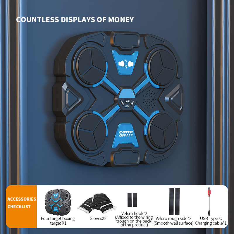 Thumbnail: Smart Bluetooth Music Boxing Machine,Decompression,Fighting Fitness Home Boxing 