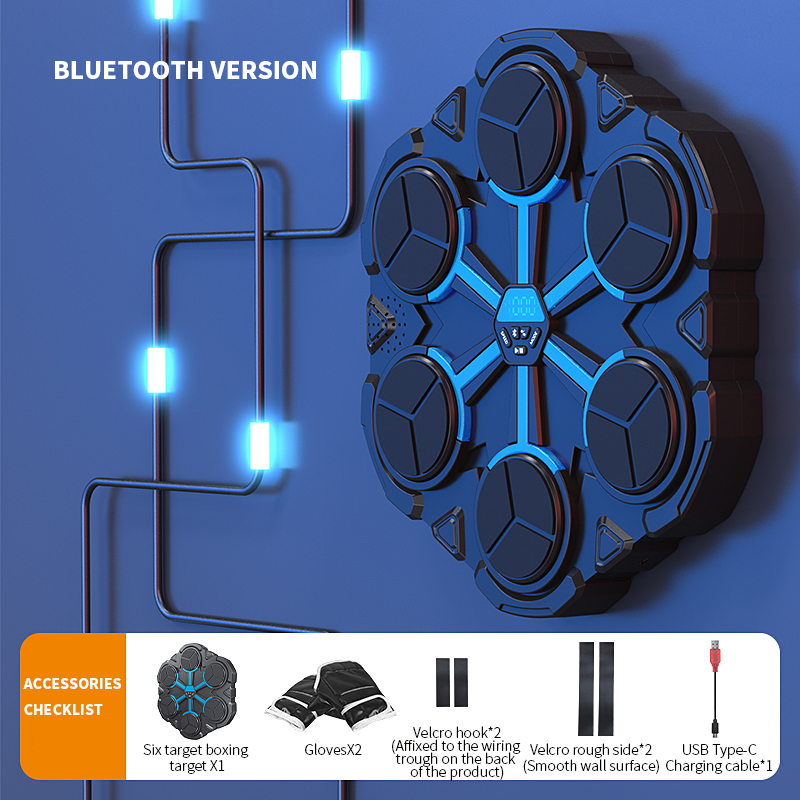 Thumbnail: Smart Bluetooth Music Boxing Machine,Decompression,Fighting Fitness Home Boxing 