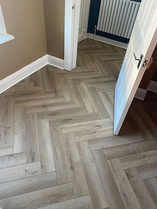 Durable one-of-a-kind Moduleo Layered LVT flooring.