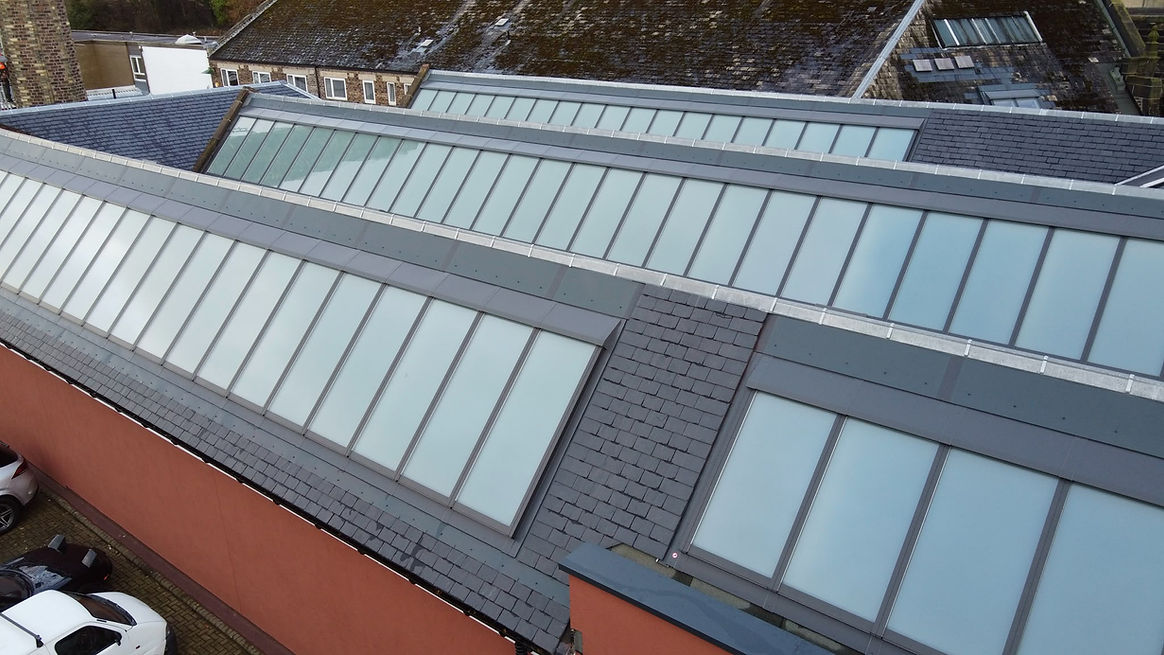 New roof installation