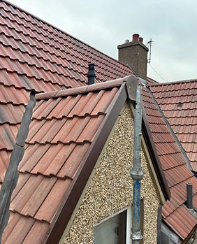 Red tile roof