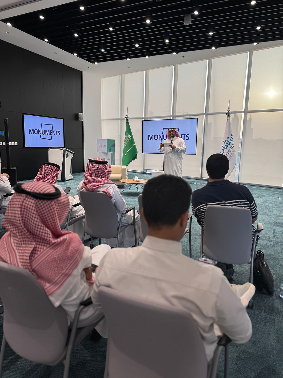 عرض الابتكار في تقنية الطباعة ثلاثية الأبعاد لشركة Monuments في منشآت السعودية